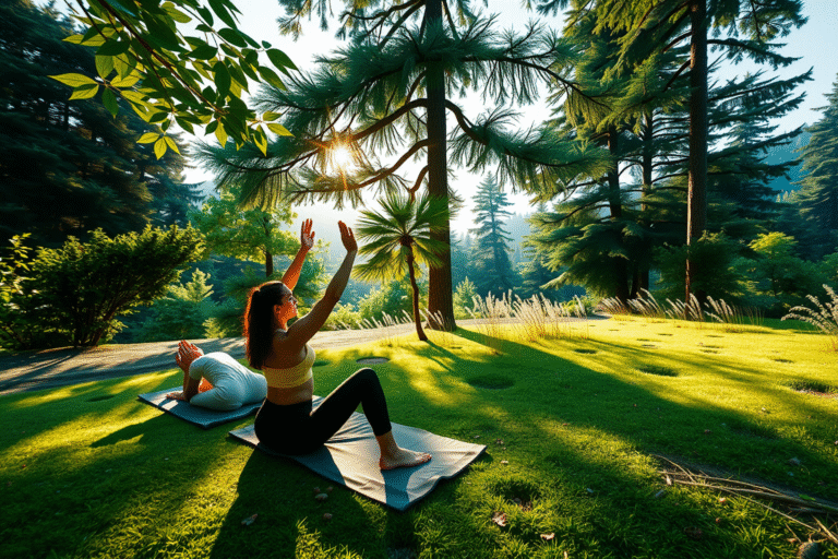 Yoga en la naturaleza: beneficios