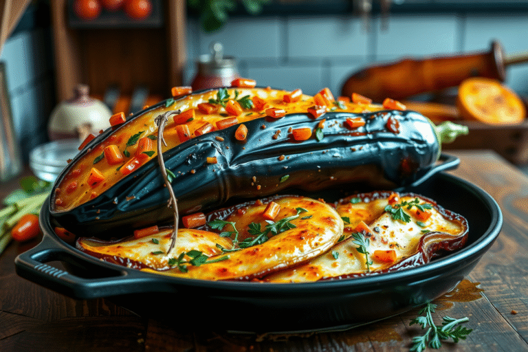 Receta fácil de berenjenas al horno: ¡delicioso plato saludable para disfrutar en casa!