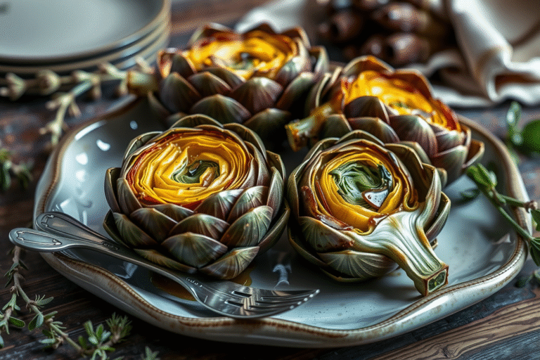 Receta fácil de alcachofas al horno: ¡delicioso plato saludable para disfrutar en casa!