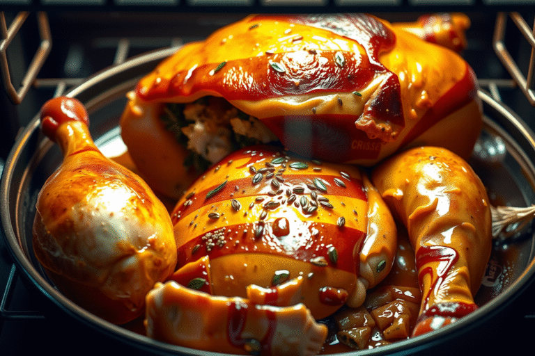 Receta fácil y deliciosa de pollo al horno relleno para sorprender a tu familia