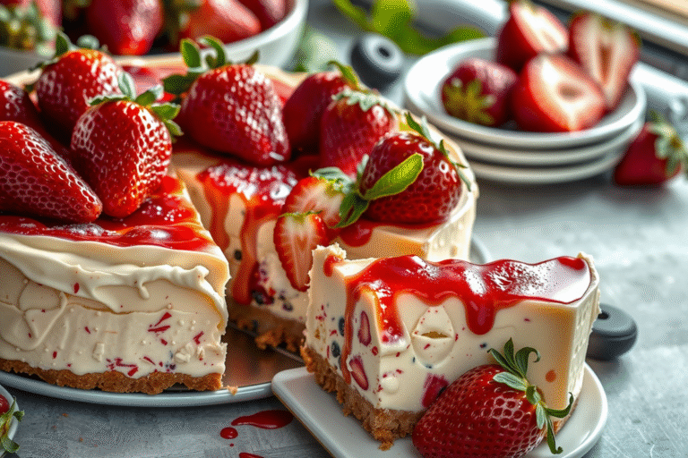Receta fácil de cheesecake de fresa: ¡Descubre cómo hacerlo en casa!