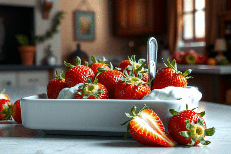 Receta fácil de fresas con crema: ¡Delicioso postre para disfrutar en casa!
