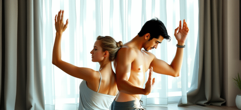 10 posturas de yoga para dos: fortalece tu conexión y flexibilidad