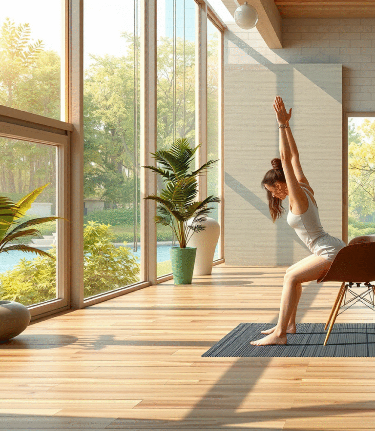 Beneficios del ejercicio de yoga en silla: Guía paso a paso