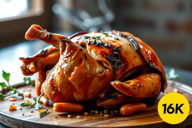 Deliciosa receta de pollo asado para chuparse los dedos