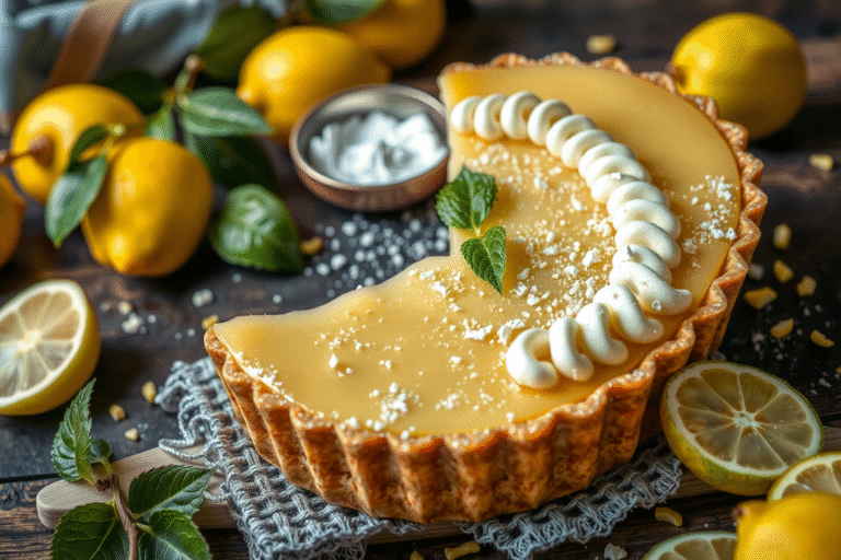 Deliciosa receta de tarta de limón: cómo hacerla paso a paso
