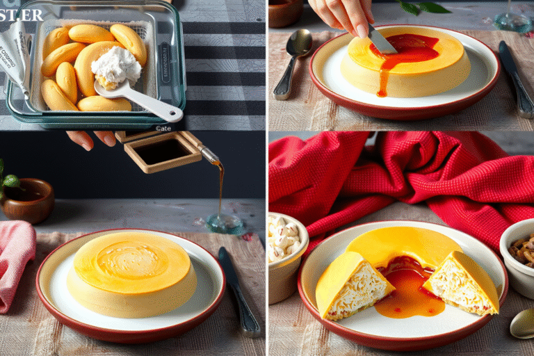 Receta deliciosa de flan de queso: paso a paso para preparar el postre perfecto