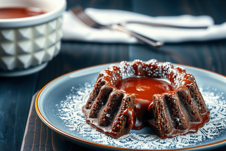 Receta fácil de coulant de chocolate: ¡Irresistible postre para disfrutar en casa!