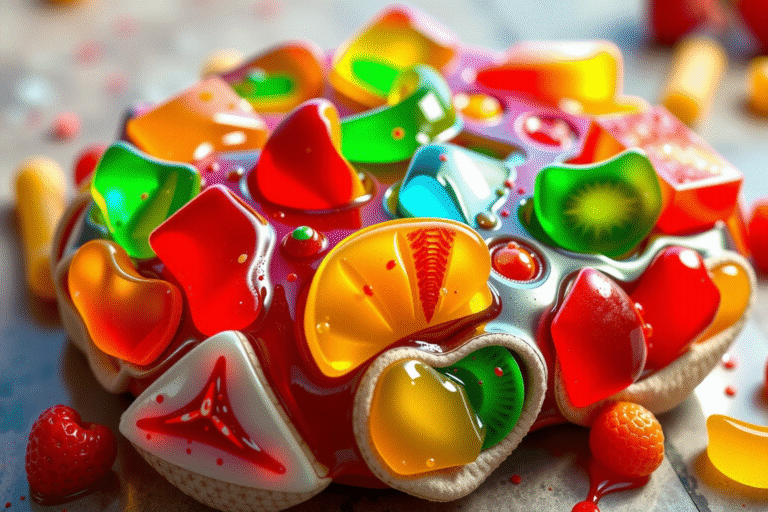 Receta fácil y divertida de gelatina de colores para niños